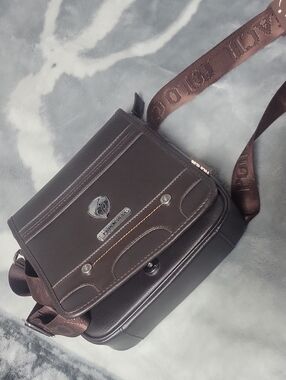 Long Beach Polo Club Brown Leather Satchel